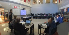 Darin Trufyn from Edmonton Catholic Schools engages the NGPS Mathematics Department, looking in depth at curriculum.