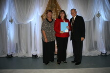 Hilltop Assistant Principal, Mrs. Otto, receives her 25 year award!