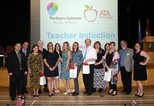 A special and surprise honourary induction into the ATA for our international teaching colleagues from Finland and Iceland.
