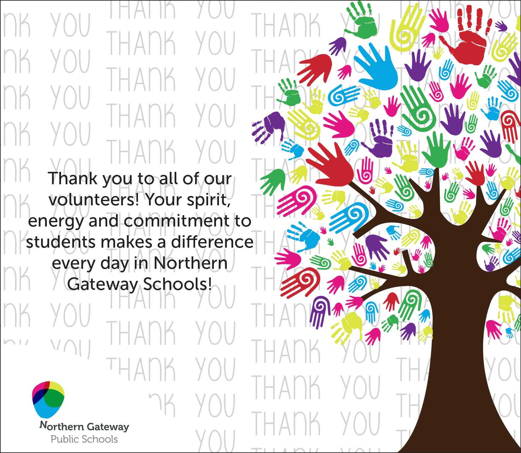 Volunteer Appreciation Week! Northern Gateway Public Schools