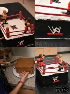 Wrestling Cake - Most Intricate Cake!